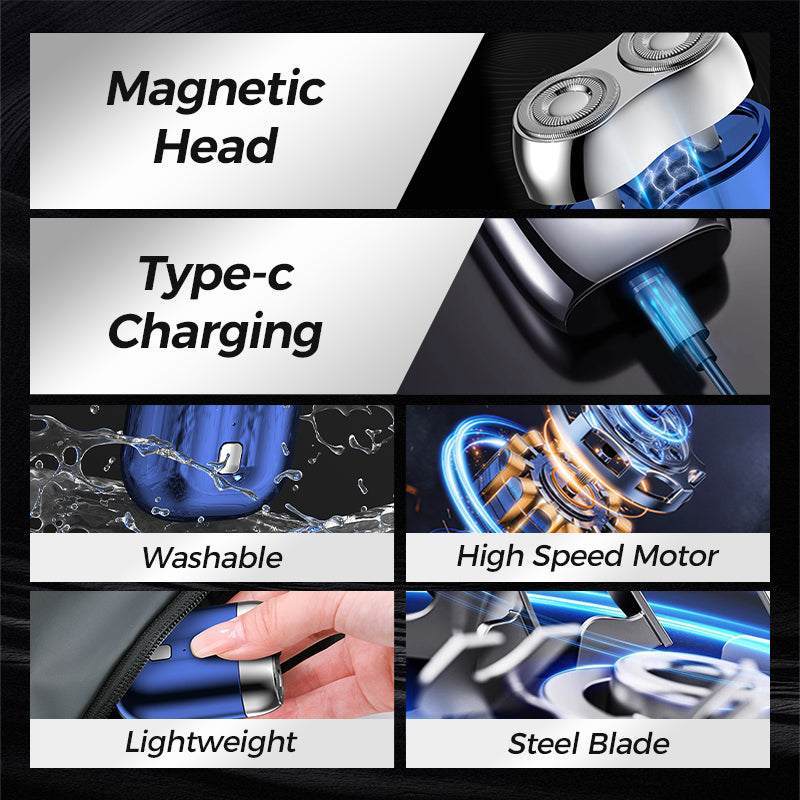 💥HOT SALE💥2025 New Mini Double Head Electric Shave