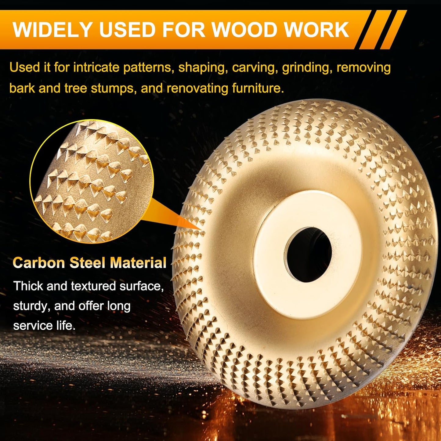 🏆LAST DAY Buy 1 Get 1 Free!!🔥Wood Carving Sanding Discs 🛠️Durable & Precision-Grit • Safe, Long-Lasting 🔒