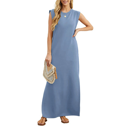 🌿Women Loose Split Wrinkle-Free Long Dress