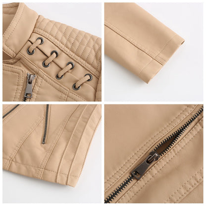 🎁Big sale 2025🎁💥 Washed Leather Jacket