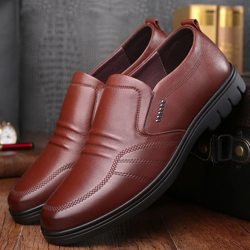 🎁Limited time - 49% OFF⏳Soft Leather Anti-slip Men's Business Shoes