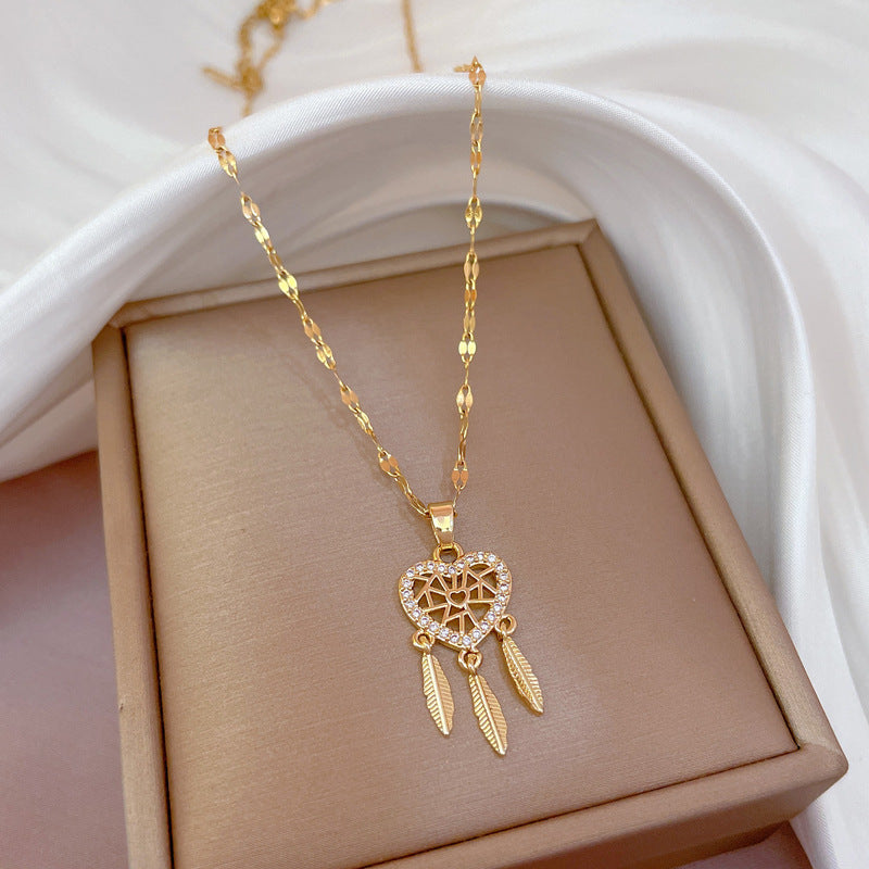 💥Hot Sale✨Dreamcatcher Crystal Charm Earrings