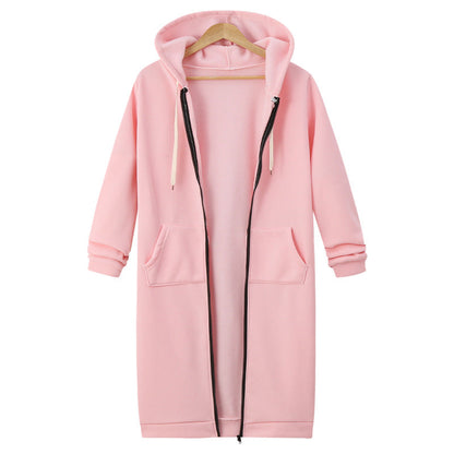 Women's Long Hooded Sweatshirt
