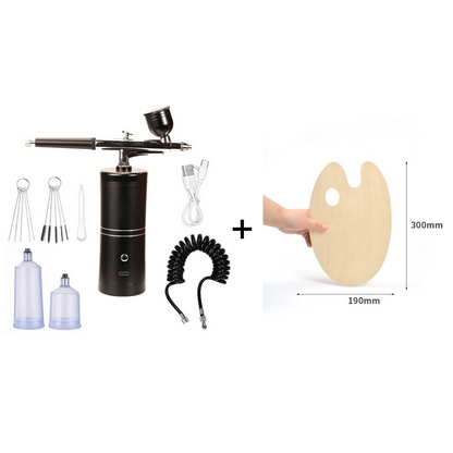 Portable Cordless Airbrush Kit with Compressor