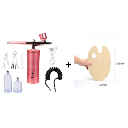Portable Cordless Airbrush Kit with Compressor