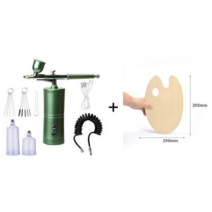 Portable Cordless Airbrush Kit with Compressor