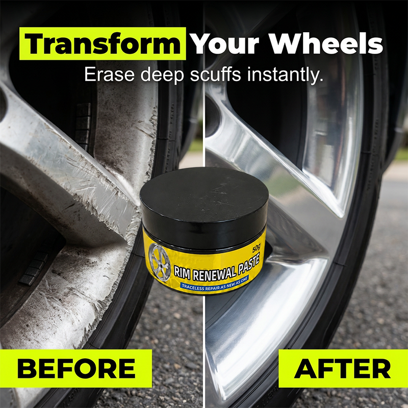 🏆 Last Day Special Price!🎁All-in-One Wheel Care & Restoration Paste