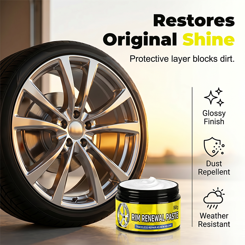🏆 Last Day Special Price!🎁All-in-One Wheel Care & Restoration Paste