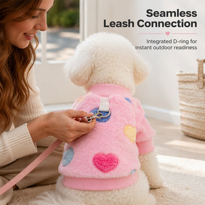 🐶 Dog Vest With Built-In Leash – Warm & Easy to Wear