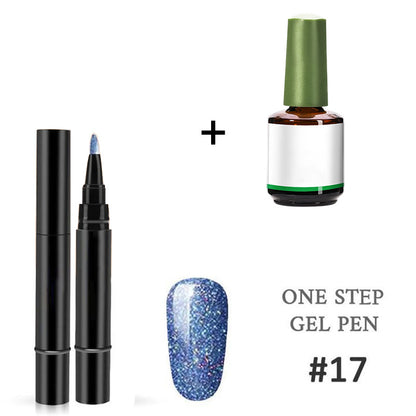 🎨One Step Nail Gel Pen💅