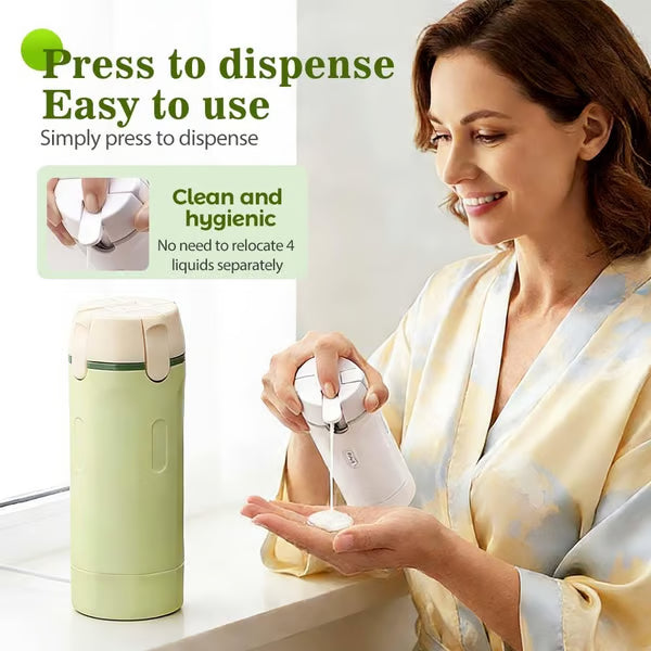 🧴4-in-1 Travel Dispenser Bottles