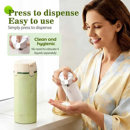 🧴4-in-1 Travel Dispenser Bottles