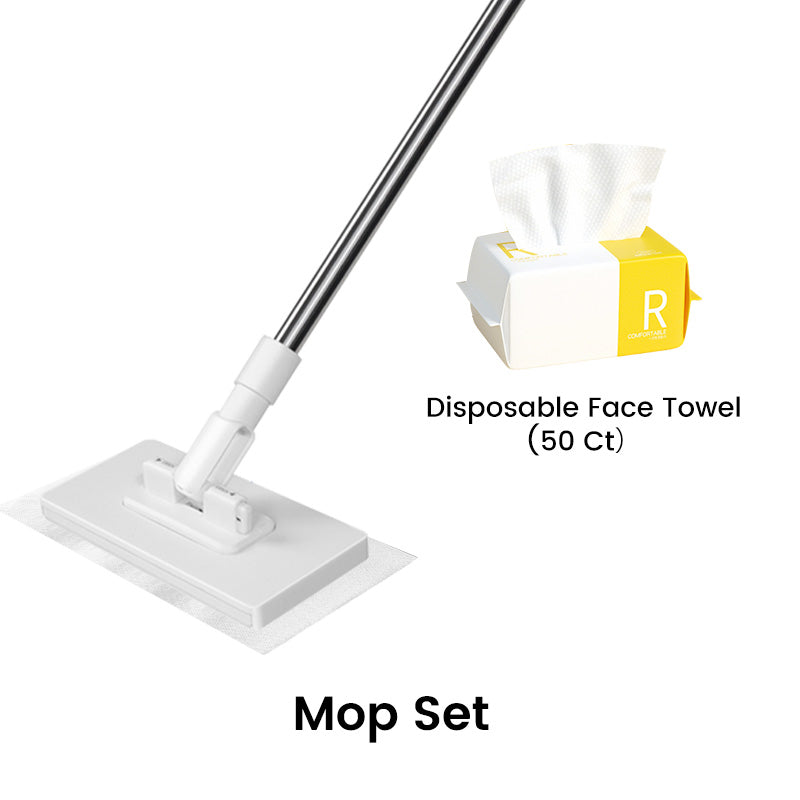 💥 Last day! 49% Off 💥Disposable Dust Mop with 4 Reusable Cloths