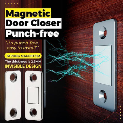 📢📢BIG SALE ✨Magnetic Door Closer Without Perforations