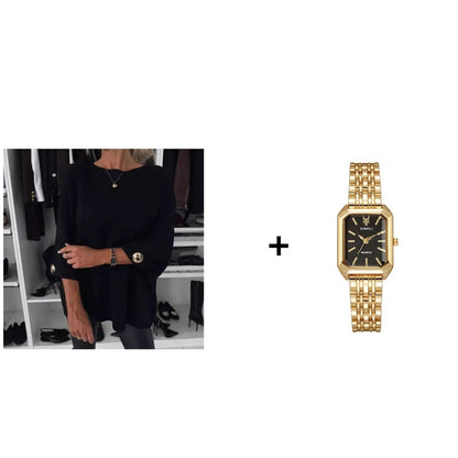 🎀Limited Sale 49% OFF🎀Women's Classic Solid Color Knit Top