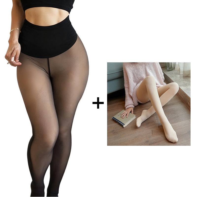 ⚡50K+ SOLD!❄️One-Seam Shaping Fleece Leggings💕Stay Warm.Look Snatched