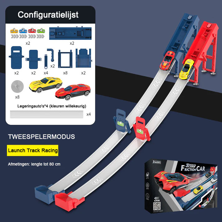 🎁48 Mini Pull-Back Cars with Built-In Garage Set