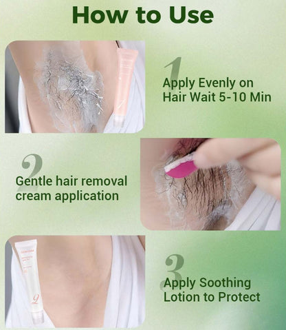 BUY 2 GET 3 FREE🤩Hair Removal Cream Kit for Women🤩