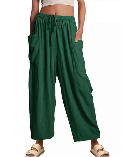 👖Women's Linen Casual Wide Leg Pants