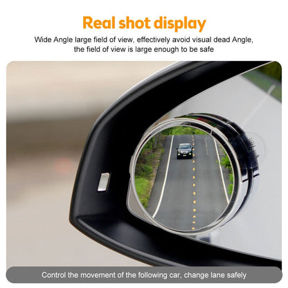 🚨 360° Adjustable Blind Spot Mirror – Wide-Angle Convex Rearview Mirror for Cars, SUVs, Trucks & Vans | Drive With More Confidence