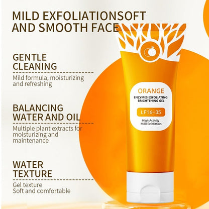 🔥Orange Enzyme Active Mild Body Exfoliator – Radiant Skin with Orange Extract🍊🫧