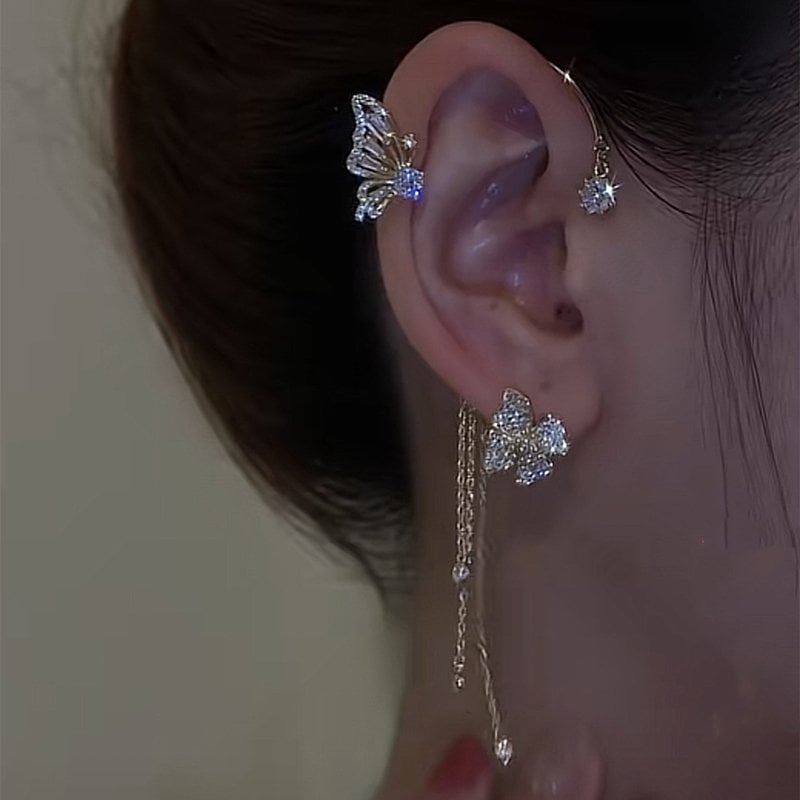 🔥While Supplies Last 40% OFF!🦋Butterfly Flowers Tassel Earrings🎀