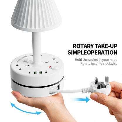 💡 Bedside Lamp with Charging Station – Light Up & Power Up Your Nightstand 🔌