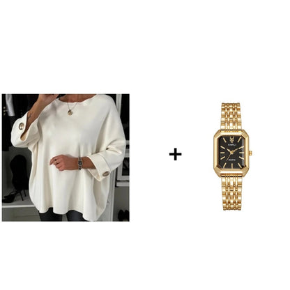 🎀Limited Sale 49% OFF🎀Women's Classic Solid Color Knit Top