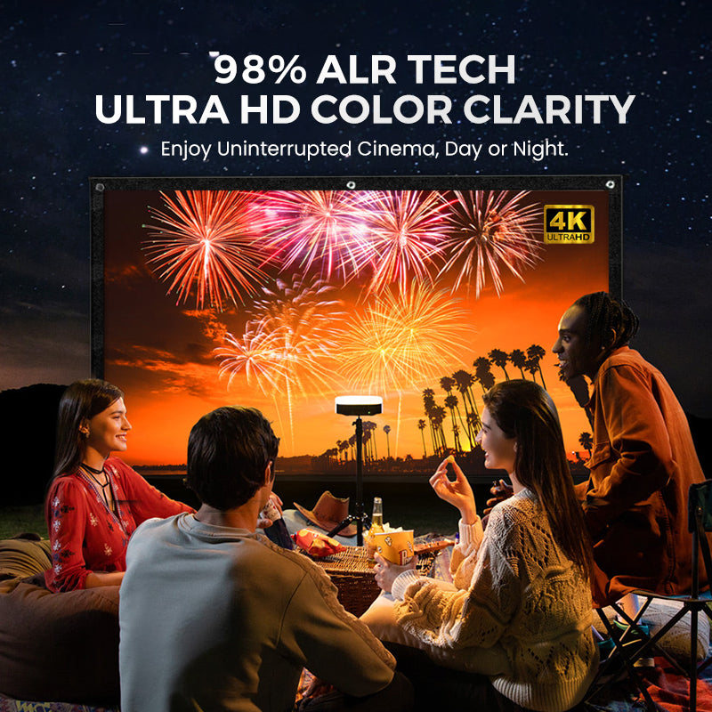🥳2026 HOT SALE🥳💞50K+ SOLD!✨ High Definition Projection Screen - 120-inch Diagonal with Matte White Surface for Crystal Clear Home Cinema Experience 🎬🌟