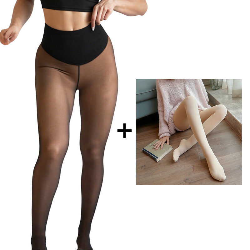 ⚡50K+ SOLD!❄️One-Seam Shaping Fleece Leggings💕Stay Warm.Look Snatched