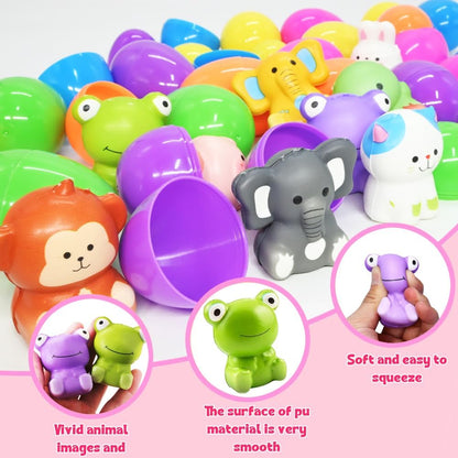 🔥Last Day Special Price ￡11.99!!⚡50K+ SOLD🎁12/24PCS Easter Eggs Prefilled Slow Rising Squishy Toys