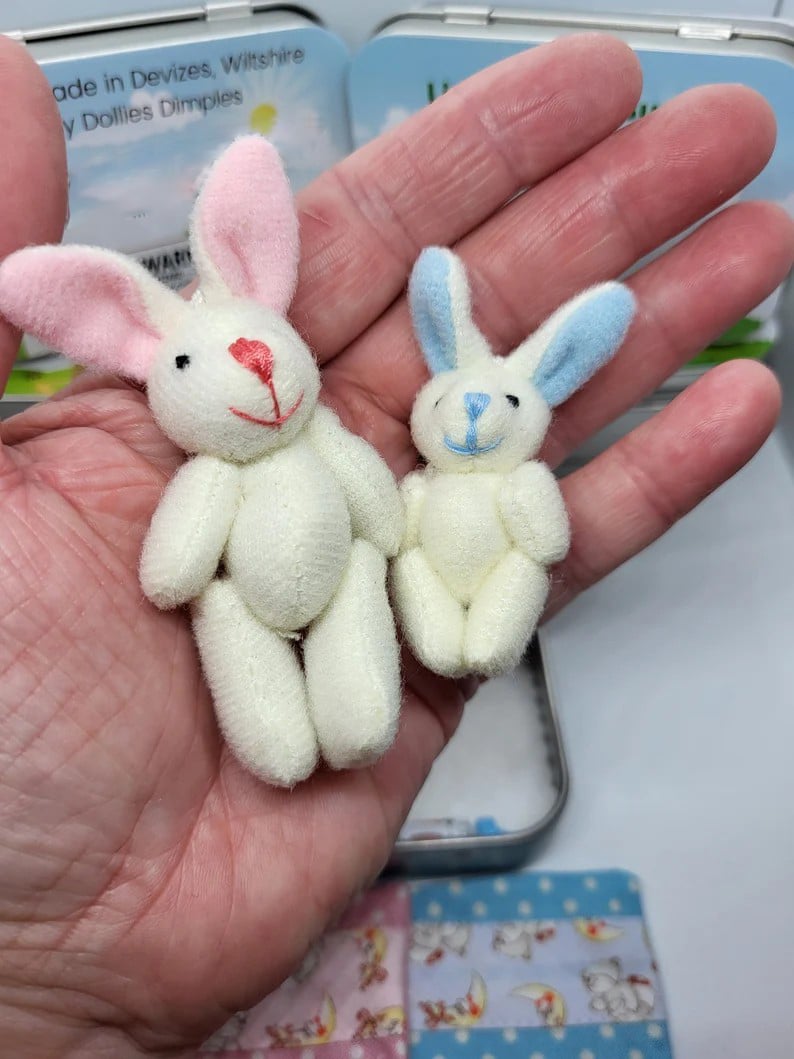 🎉Easter Best Gift 49% OFF🎁🐇Bunny Mummy Tiny Plush Pocket Tin