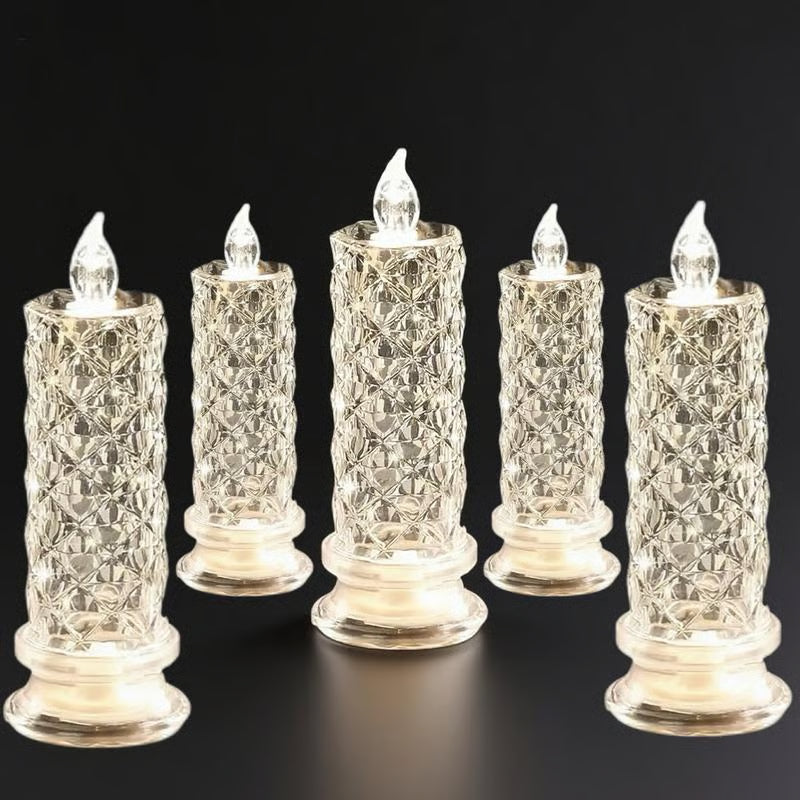 🔥🎁LED Crystal Candle Lights