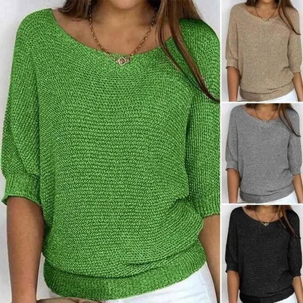 💥Hot Sale🔥Casual Pullover Loose Knitted Top