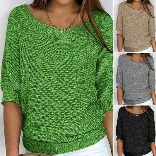 💥Hot Sale🔥Casual Pullover Loose Knitted Top