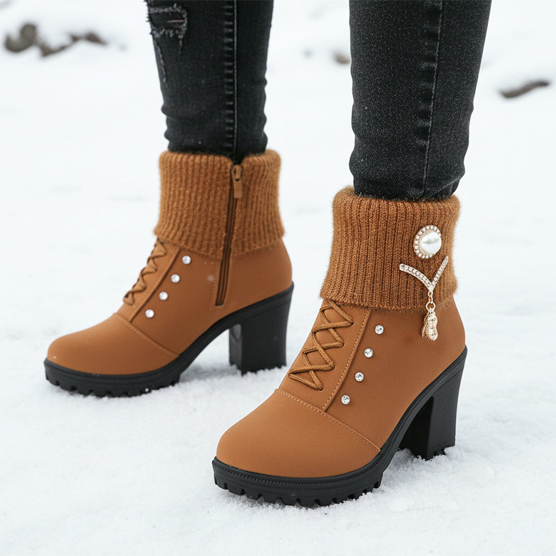 🚀Women's Thick Warm Chunky Heel Boots👢