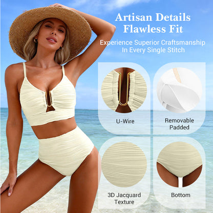 ✨Women's High-Waisted Push-Up Bikini