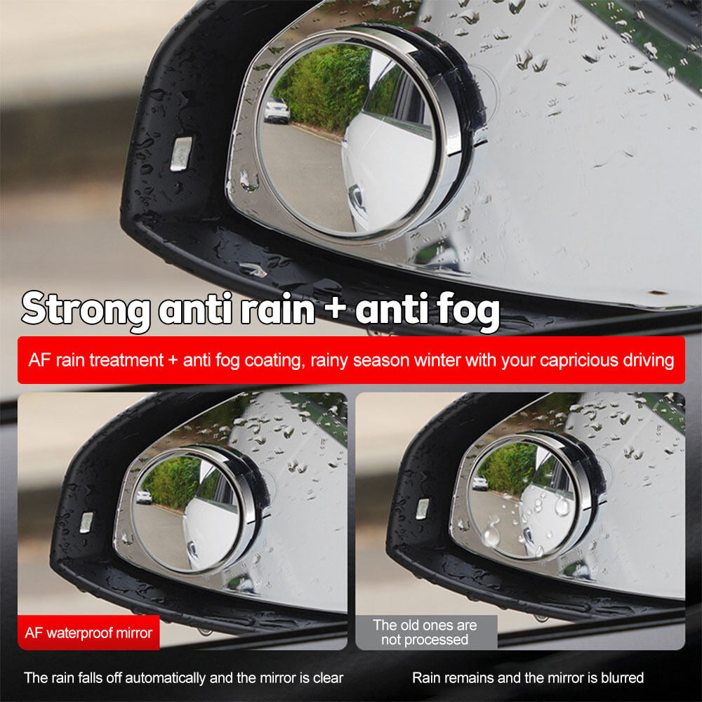 🚨 360° Adjustable Blind Spot Mirror – Wide-Angle Convex Rearview Mirror for Cars, SUVs, Trucks & Vans | Drive With More Confidence
