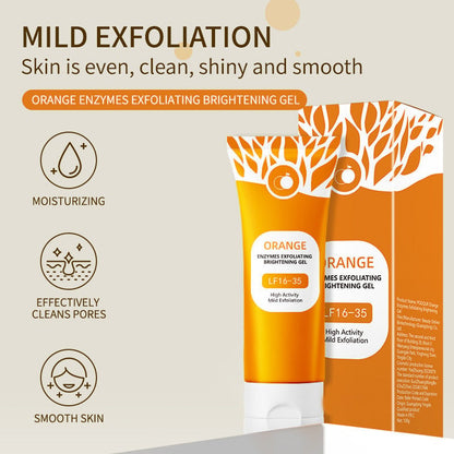 🔥Orange Enzyme Active Mild Body Exfoliator – Radiant Skin with Orange Extract🍊🫧