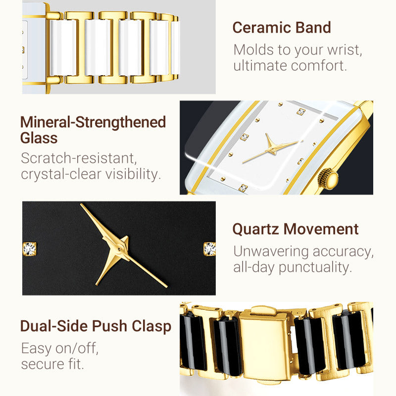 💥Fashion Casual Versatile Square Watch⌚