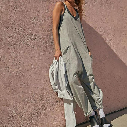 🍃New Wide Leg Jumpsuit with Pockets