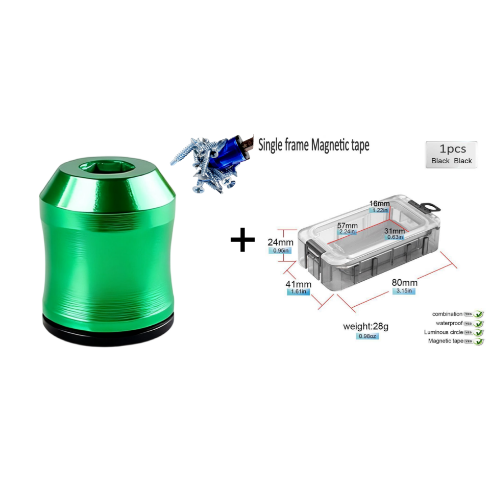 🎉 3-in-1 Screwdriver Head Magnetic Ring