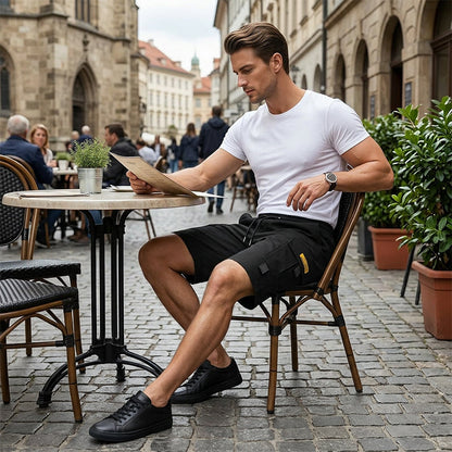 🥳2026 HOT SALE🥳💞50K+ SOLD!👴🩳 50% OFF! Men's Cargo Shorts with Drawstring – Easy pull-on, multi-pockets. Lightweight & comfy. Perfect for walks or gardening. 🛡️🌿