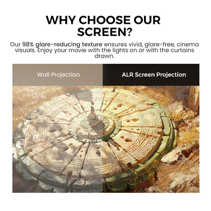🥳2026 HOT SALE🥳💞50K+ SOLD!✨ High Definition Projection Screen - 120-inch Diagonal with Matte White Surface for Crystal Clear Home Cinema Experience 🎬🌟