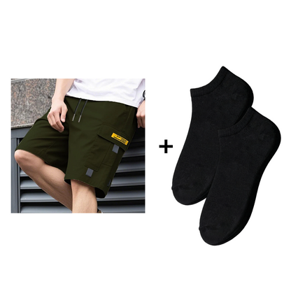 🥳2026 HOT SALE🥳💞50K+ SOLD!👴🩳 50% OFF! Men's Cargo Shorts with Drawstring – Easy pull-on, multi-pockets. Lightweight & comfy. Perfect for walks or gardening. 🛡️🌿