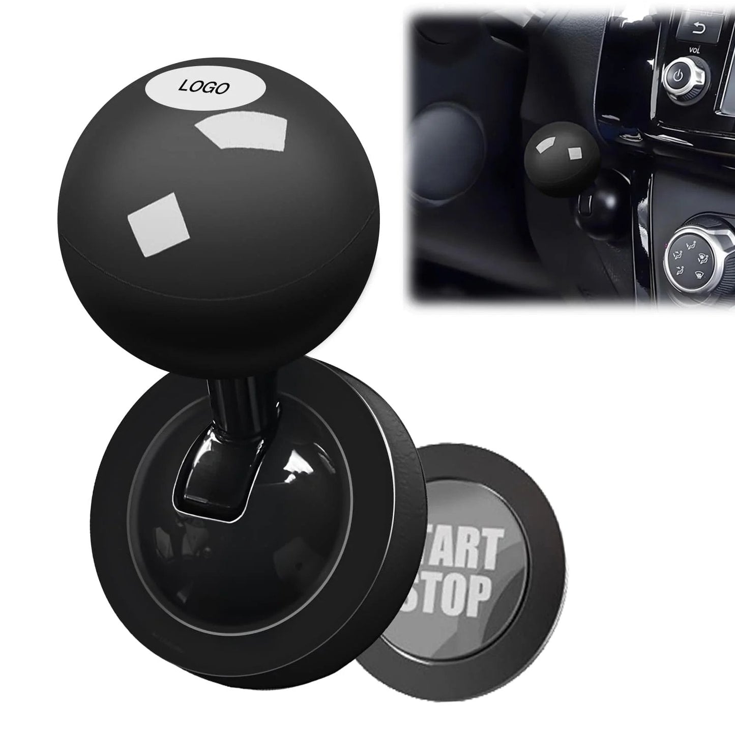 🚗Universal One-Button Start Car Shift Knob🔥