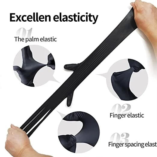 💯Disposable Nitrile Non-Slip Anti-Scratch Gloves