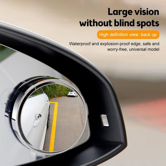 🚨 360° Adjustable Blind Spot Mirror – Wide-Angle Convex Rearview Mirror for Cars, SUVs, Trucks & Vans | Drive With More Confidence