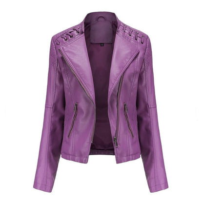 🎁Big sale 2025🎁💥 Washed Leather Jacket