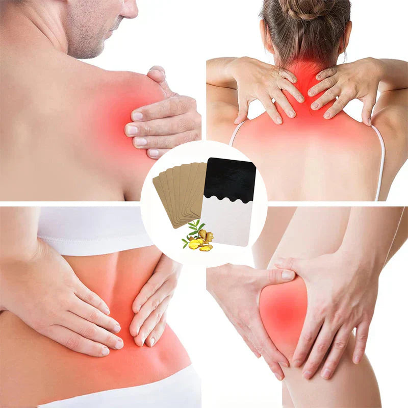 ⏳Time-Limited Sale 49% OFF⏰ Ginger Pain Relief Patches – Natural Heat Therapy for Aches & Stiffness | Stick It Where It Hurts! 💆‍♀️